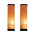 Palm Tree Beach Sunset Print Handle Covers