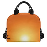 Palm Tree Beach Sunset Print Insulated Lunch Bag