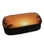 Palm Tree Beach Sunset Print Insulin Cooler Travel Case