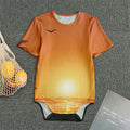 Palm Tree Beach Sunset Print Men's Bodysuit