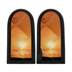 Palm Tree Beach Sunset Print Skillet Handle Cover