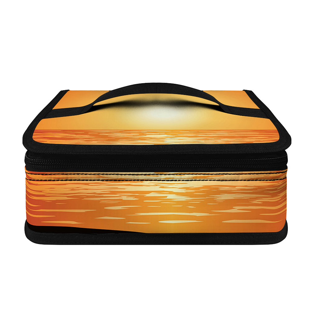 Palm Tree Beach Sunset Print Small Lunch Bag