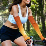 Palm Tree Beach Sunset Print Sun Protection Arm Sleeves