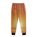 Palm Tree Beach Sunset Print Sweatpants