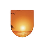Palm Tree Beach Sunset Print Toilet Lid Cover