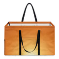 Palm Tree Beach Sunset Print Utility Tote Bag