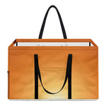 Palm Tree Beach Sunset Print Utility Tote Bag