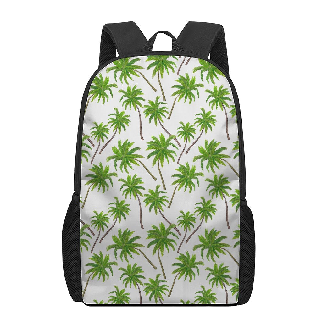 Palm Tree Pattern Print 17 Inch Backpack