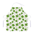 Palm Tree Pattern Print Adjustable Apron