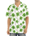 Palm Tree Pattern Print Aloha Shirt