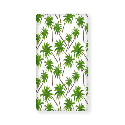 Palm Tree Pattern Print Baby Crib Sheet