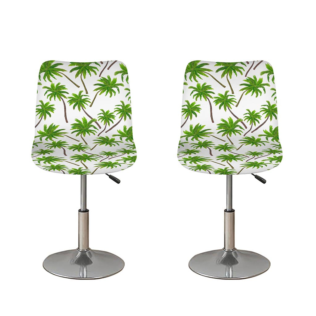 Palm Tree Pattern Print Bar Stool Covers