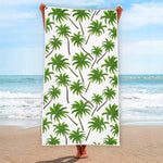 Palm Tree Pattern Print Beach Towel