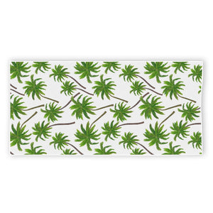 Palm Tree Pattern Print Beach Towel