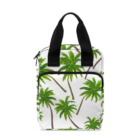 Palm Tree Pattern Print Bible Tote Bag