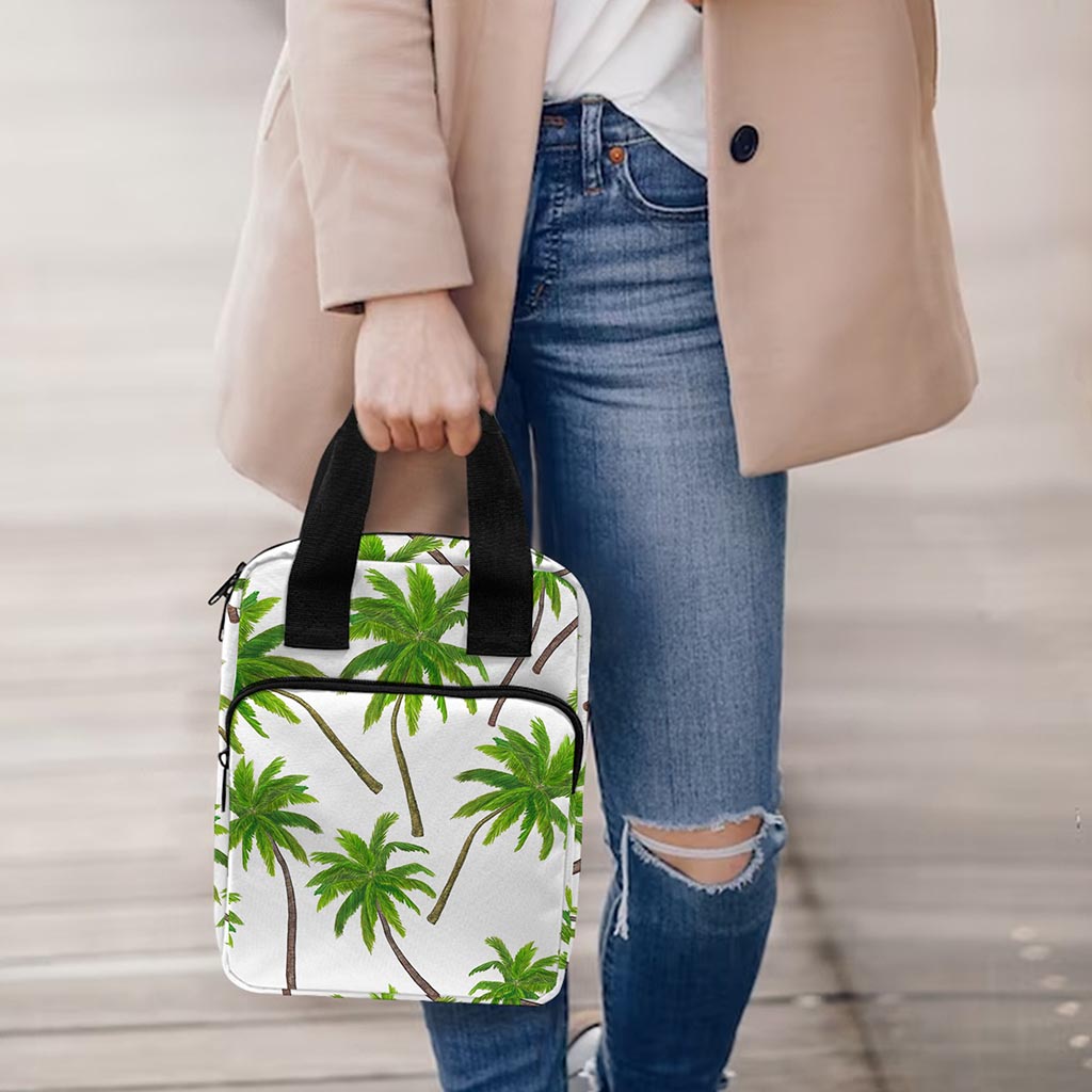 Palm Tree Pattern Print Bible Tote Bag