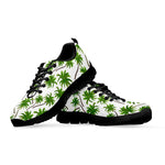 Palm Tree Pattern Print Black Running Shoes