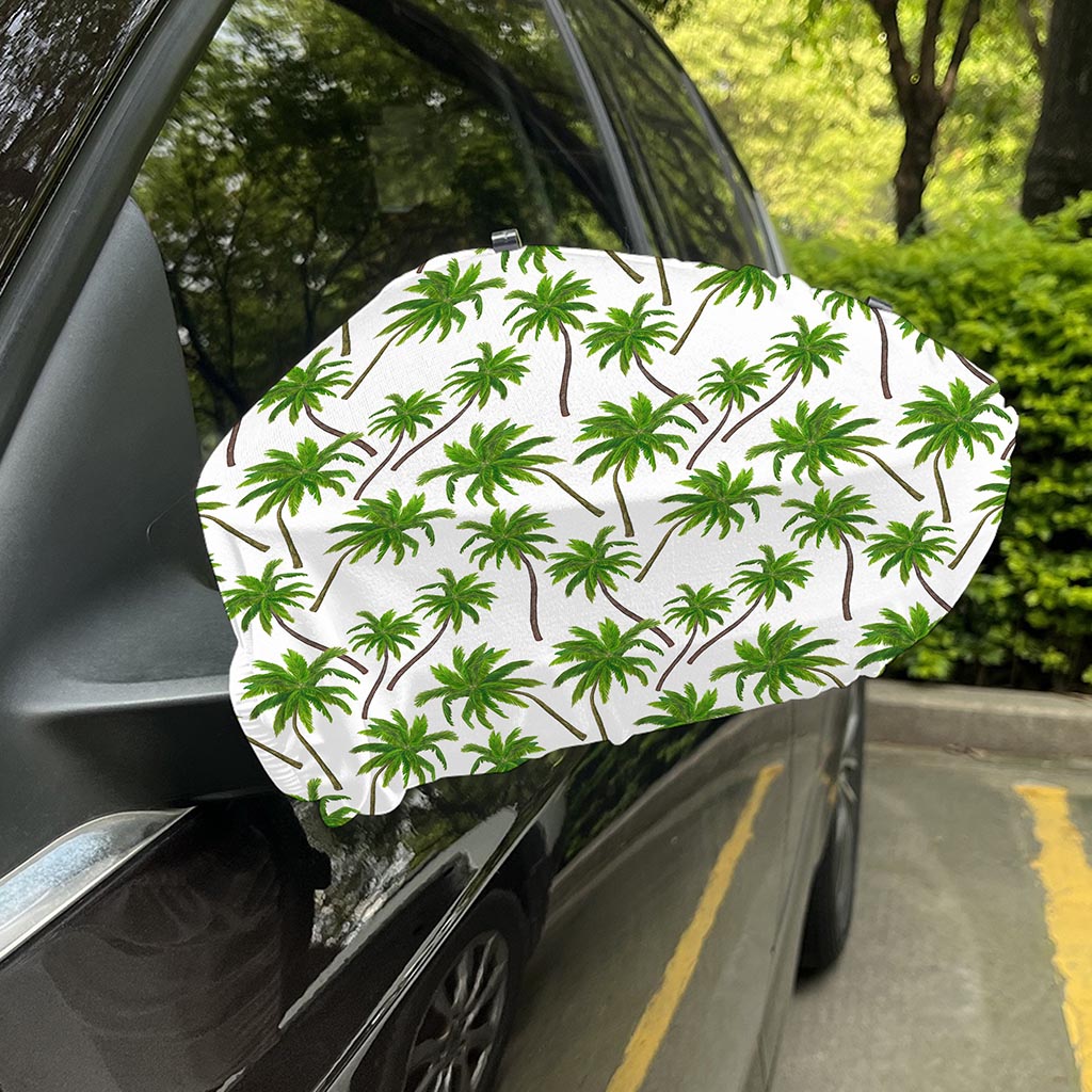 Palm Tree Pattern Print Car Side Mirror Covers