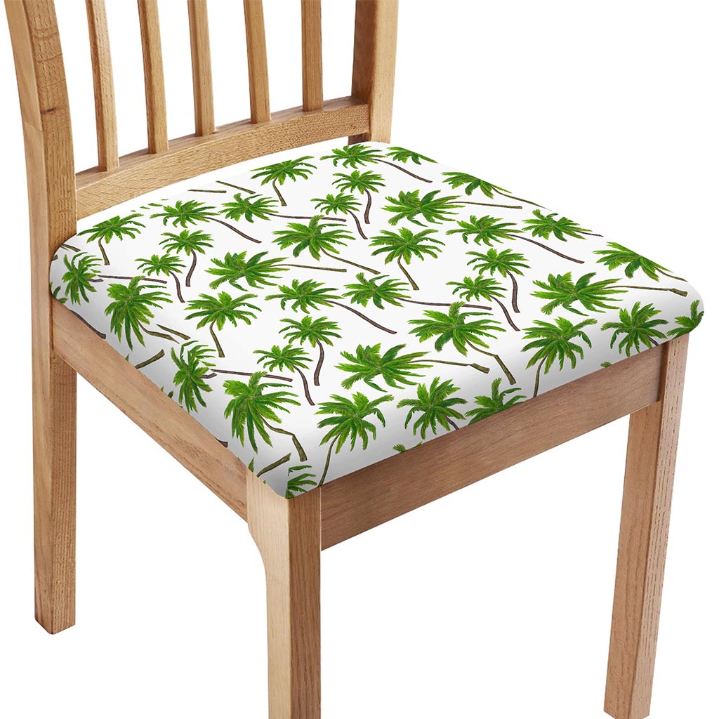 Palm Tree Pattern Print Chair Cushion Cover