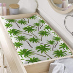 Palm Tree Pattern Print Changing Pad Cover