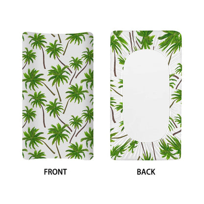 Palm Tree Pattern Print Changing Pad Cover