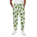 Palm Tree Pattern Print Cotton Sweatpants