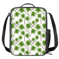 Palm Tree Pattern Print Crossbody Lunch Bag