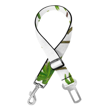 Palm Tree Pattern Print Dog Seat Belt