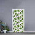 Palm Tree Pattern Print Door Sticker