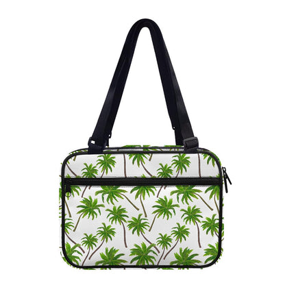 Palm Tree Pattern Print Double Strap Bible Bag