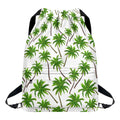 Palm Tree Pattern Print Drawstring Backpack
