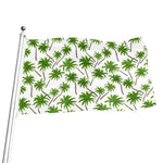 Palm Tree Pattern Print Flag