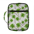 Palm Tree Pattern Print Front Pocket Bible Bag