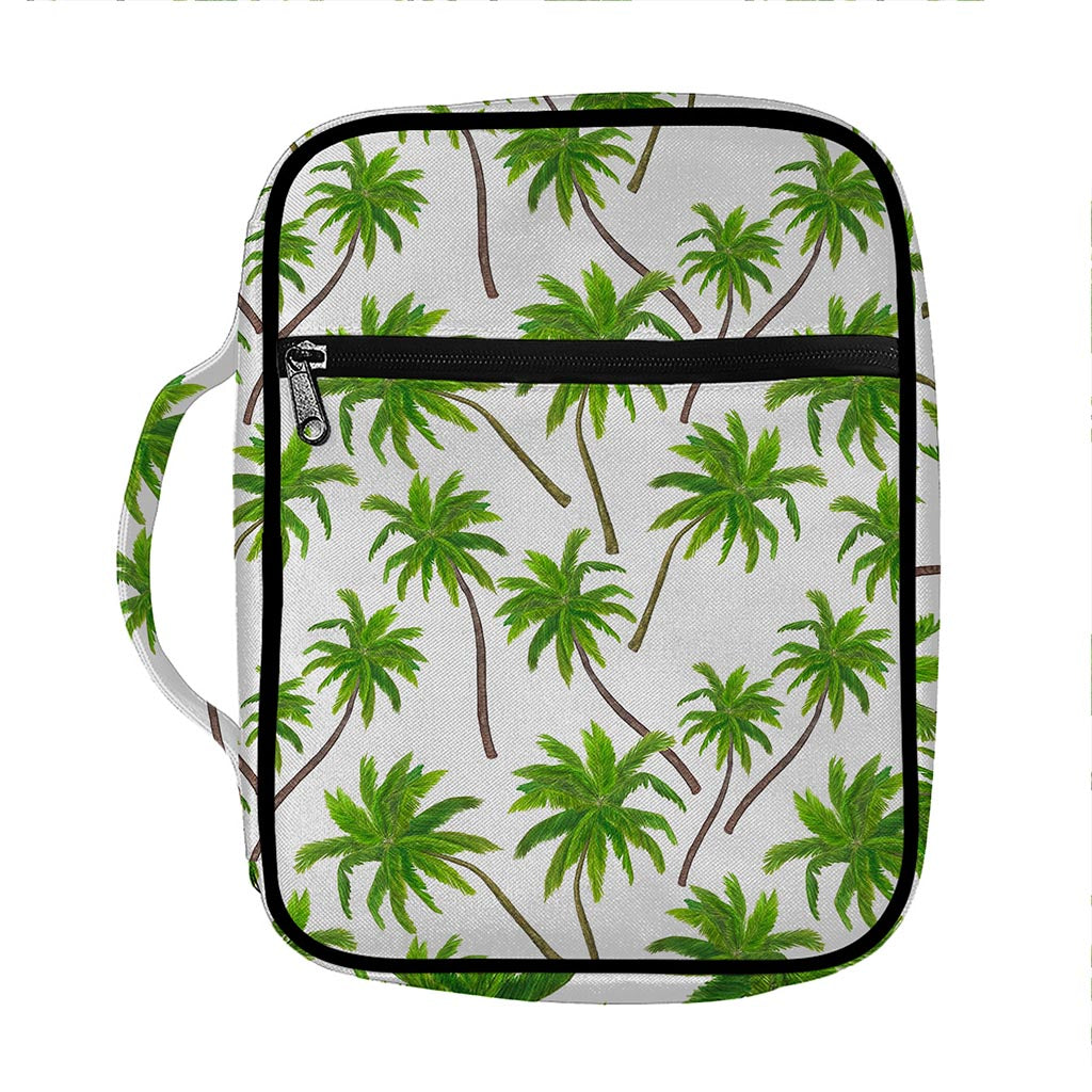 Palm Tree Pattern Print Front Pocket Bible Bag