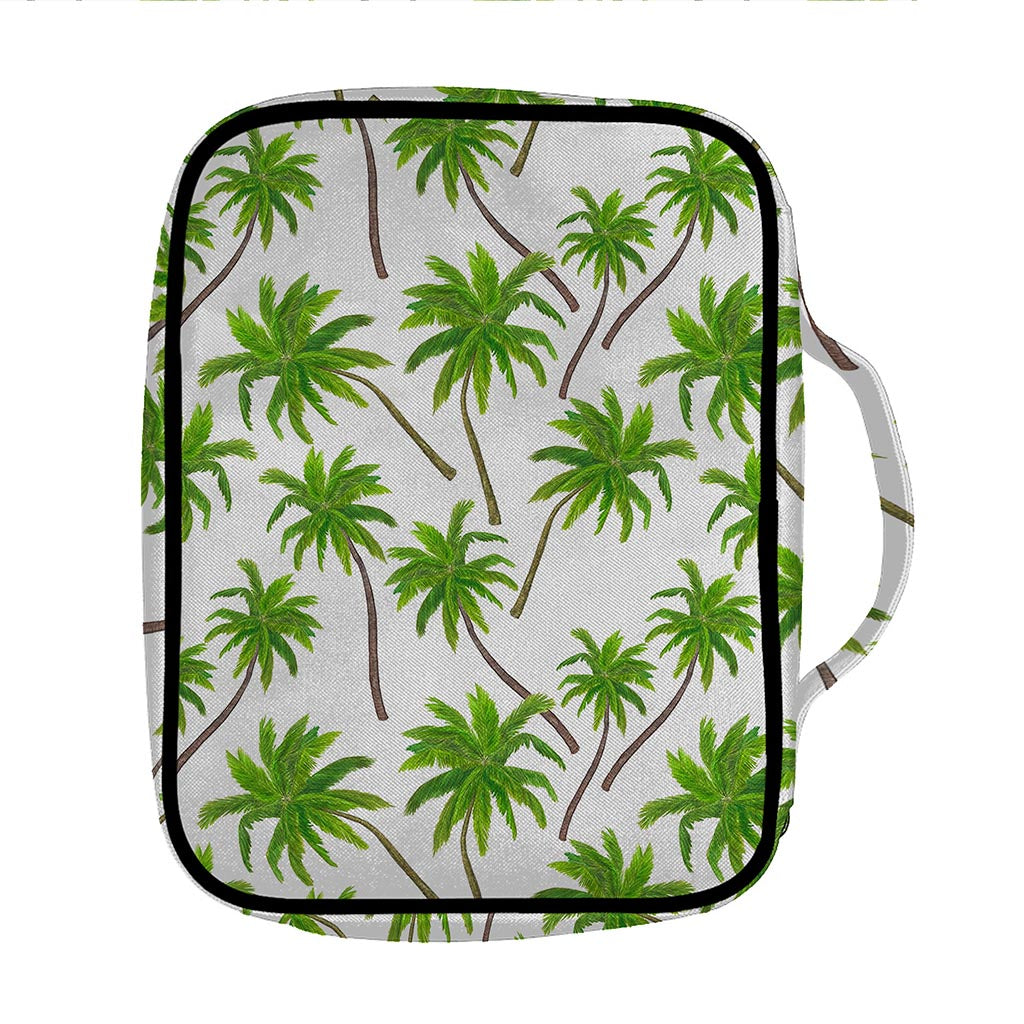 Palm Tree Pattern Print Front Pocket Bible Bag