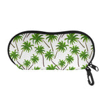 Palm Tree Pattern Print Glasses Case