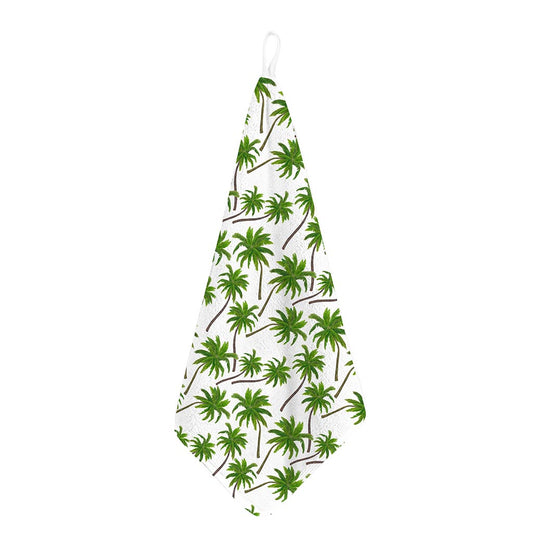 Palm Tree Pattern Print Hand Towel