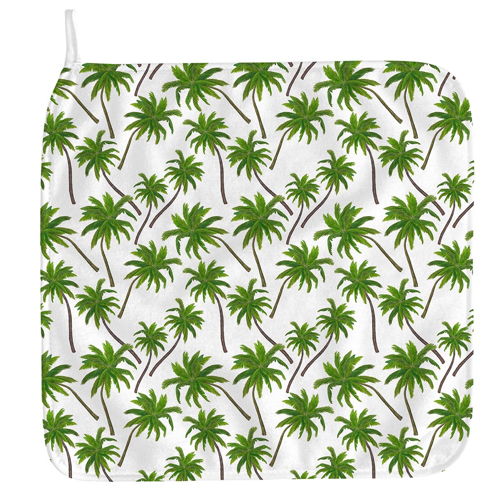 Palm Tree Pattern Print Hand Towel