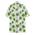 Palm Tree Pattern Print Hawaiian Shirt