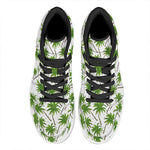Palm Tree Pattern Print High Top Leather Sneakers