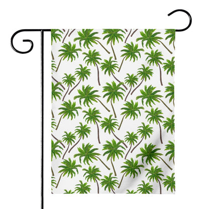 Palm Tree Pattern Print House Flag