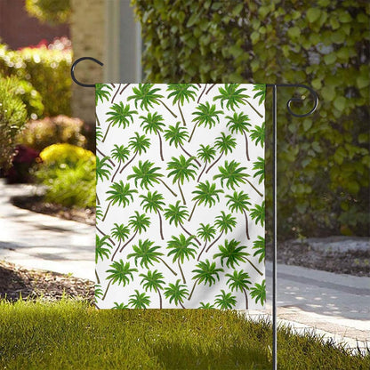 Palm Tree Pattern Print House Flag