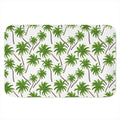 Palm Tree Pattern Print Indoor Door Mat