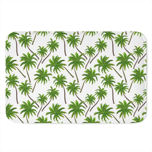 Palm Tree Pattern Print Indoor Door Mat