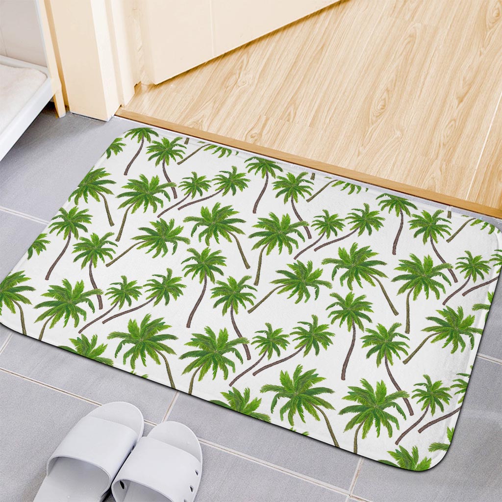 Palm Tree Pattern Print Indoor Door Mat
