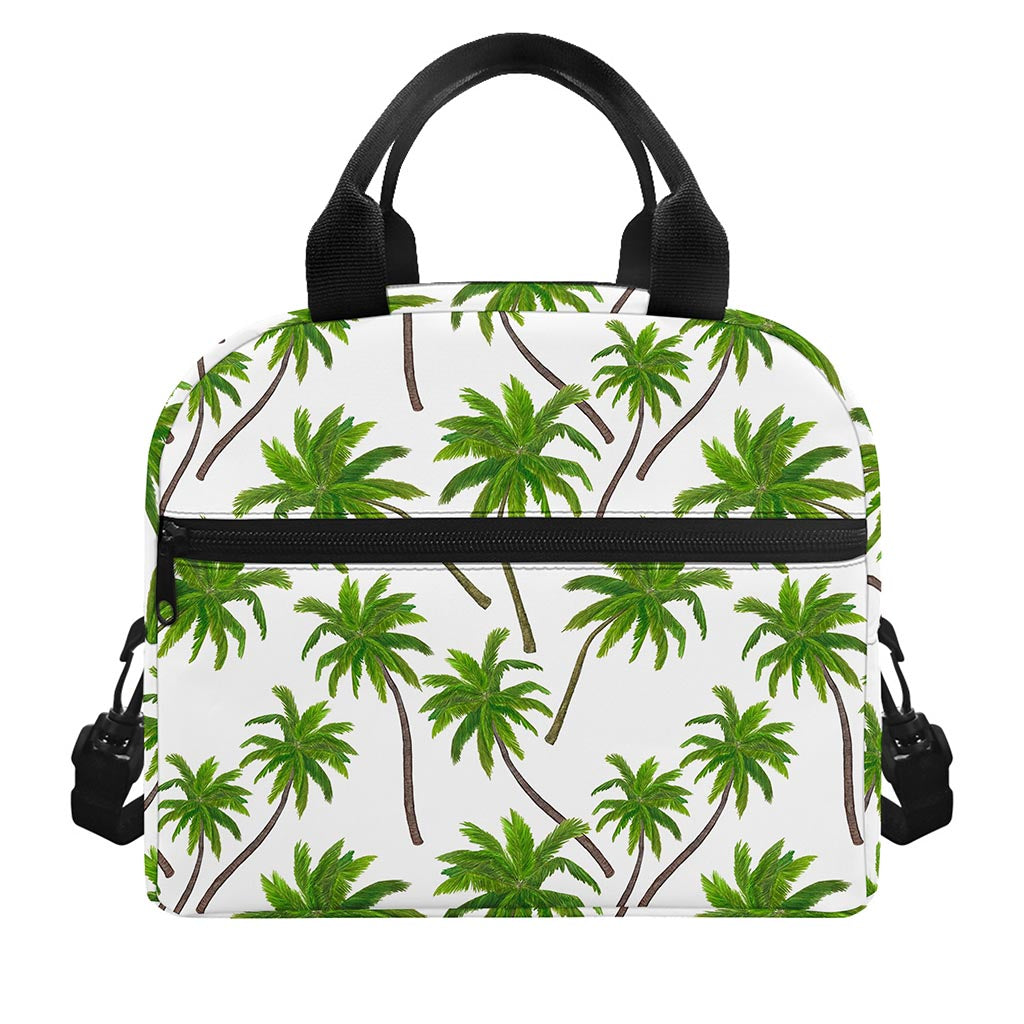 Palm Tree Pattern Print Insulated Lunch Bag