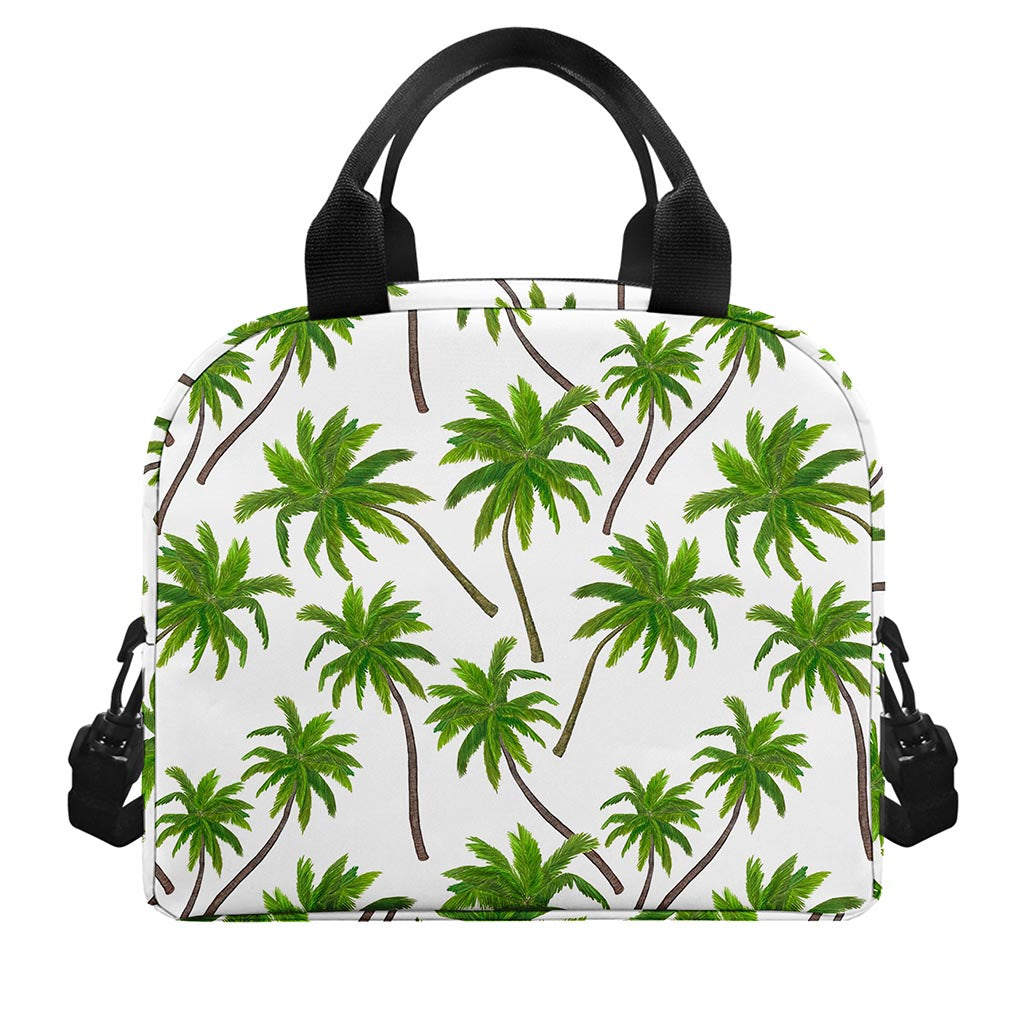 Palm Tree Pattern Print Insulated Lunch Bag