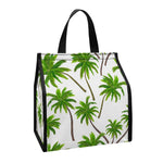 Palm Tree Pattern Print Insulated Lunch Tote