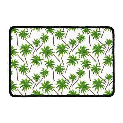 Palm Tree Pattern Print Kitchen Mat