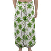 Palm Tree Pattern Print Lantern Pants